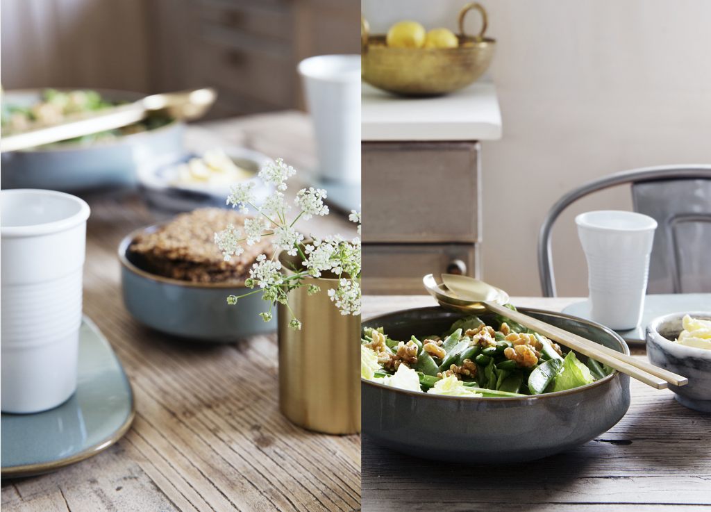 salat bord styling messing